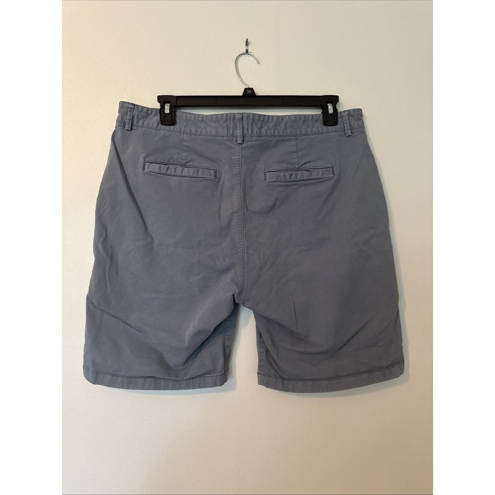 Flint And Tinder Men's Chino Shorts 38 (37) Gray Cotton Blend Flat Preppy - Picture 6 of 12